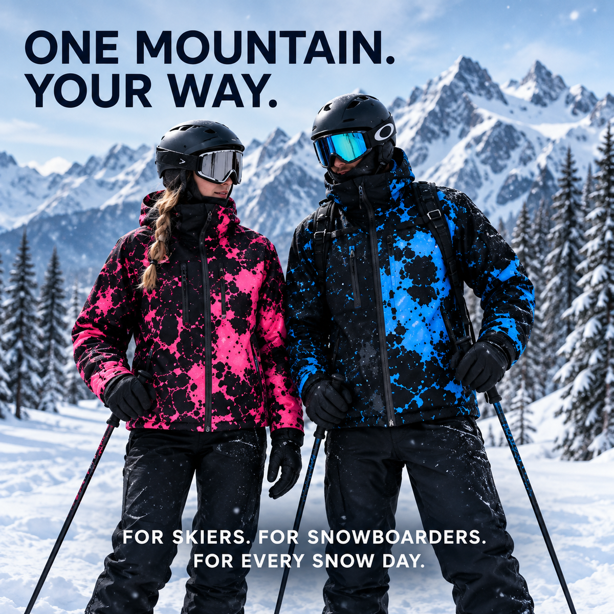 Reactive Color-Change Ski Jacket