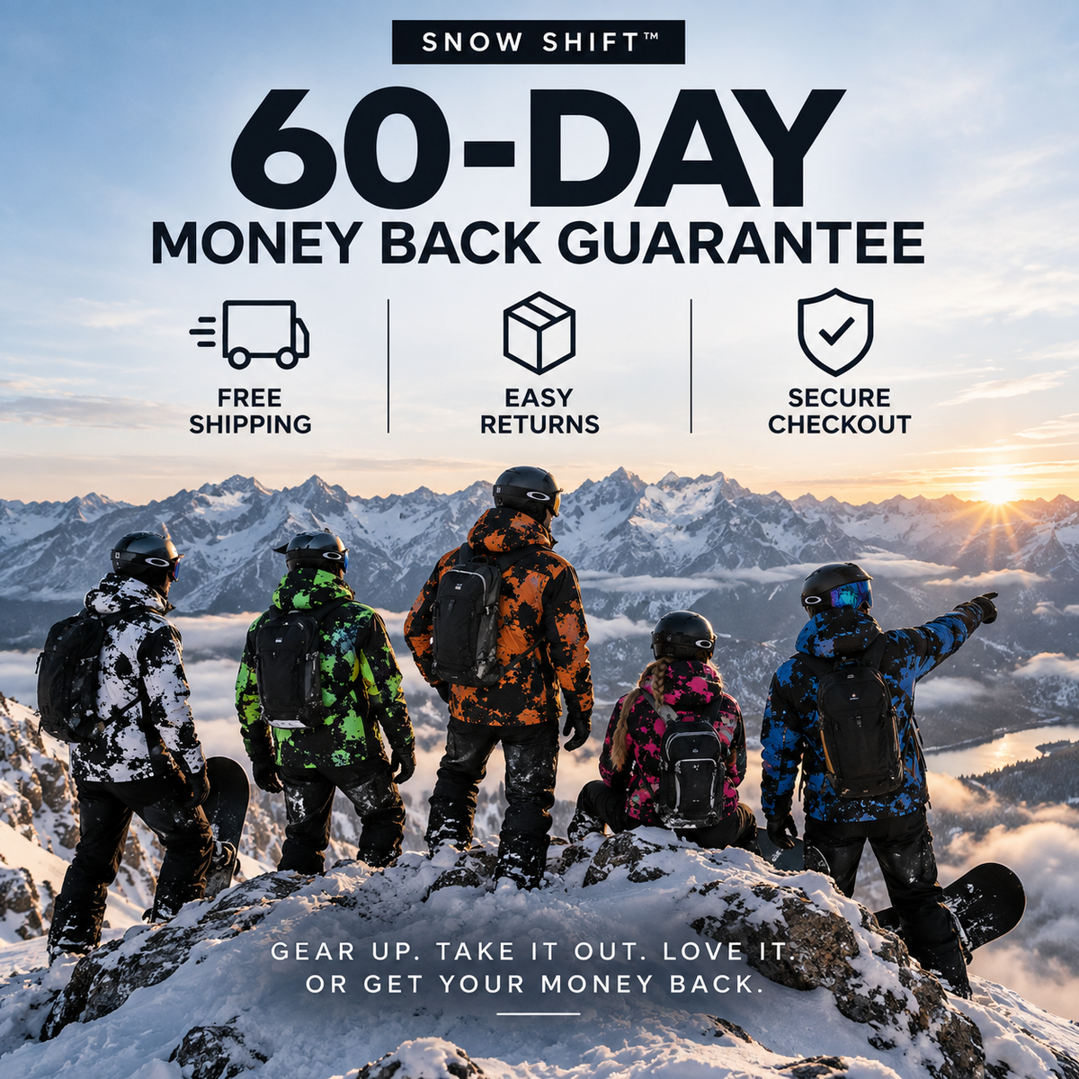 Reactive Color-Change Ski Jacket