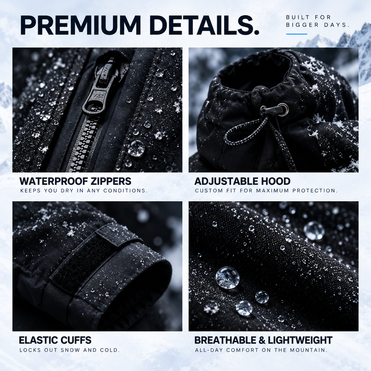 Reactive Color-Change Ski Jacket